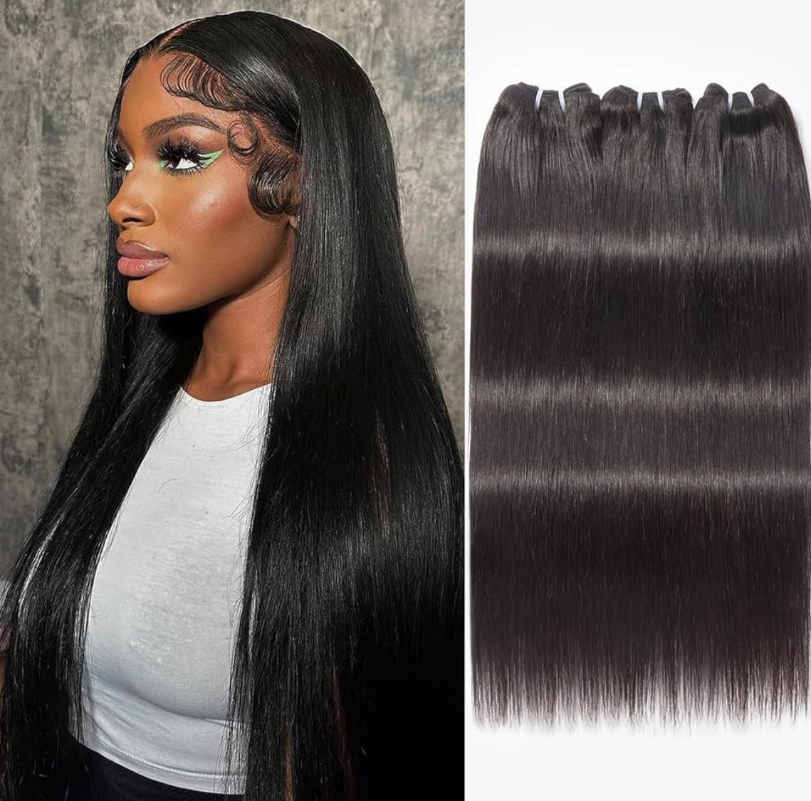 Silky Straight Virgin Brazilian Bundles